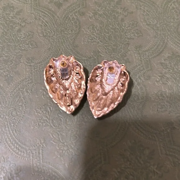 Vintage M. Lent pierced statement earrings. - Picture 4 of 6